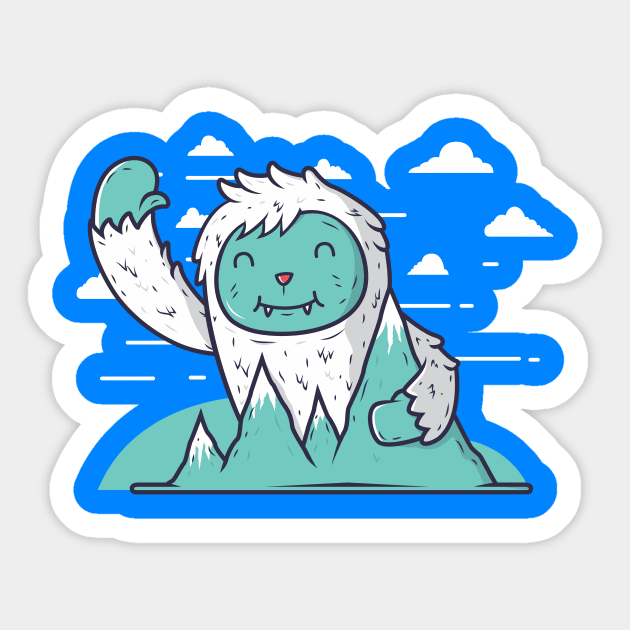 Yeti Sticker by EsotericExposal